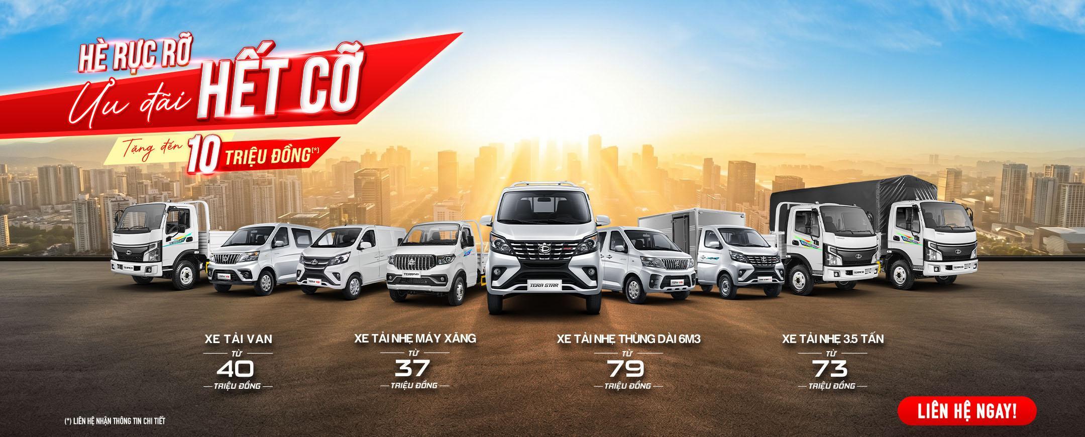 Xe tải 1 tấn - 2 tấn