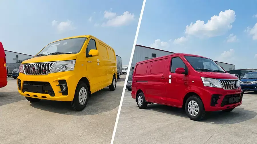Các dòng xe tải van Teraco 2 chỗ & 5 chỗ